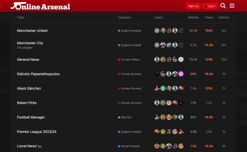 Online Arsenal screenshot